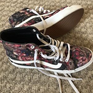 Vans floral size 8.5